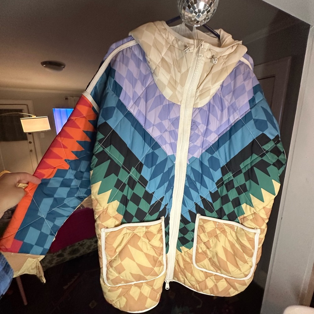 Free people movement printed pria packable puffer.